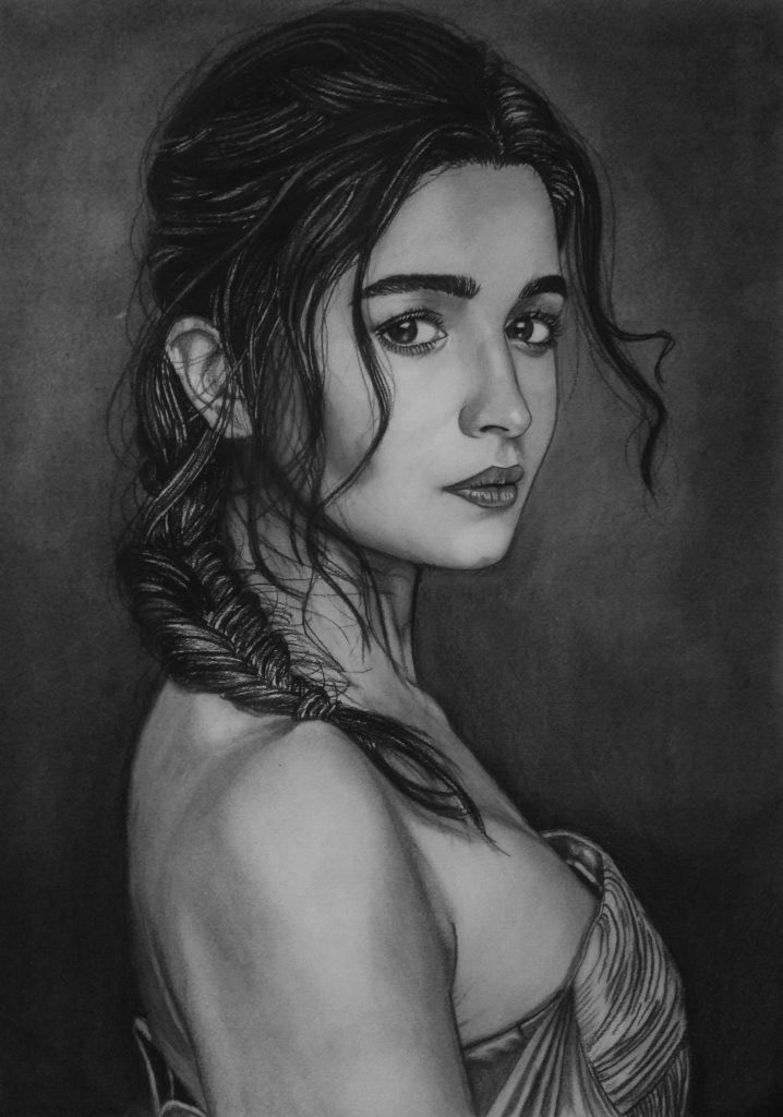 Buy Custom Charcoal Pencil Sketch By Lokesh We Create For You